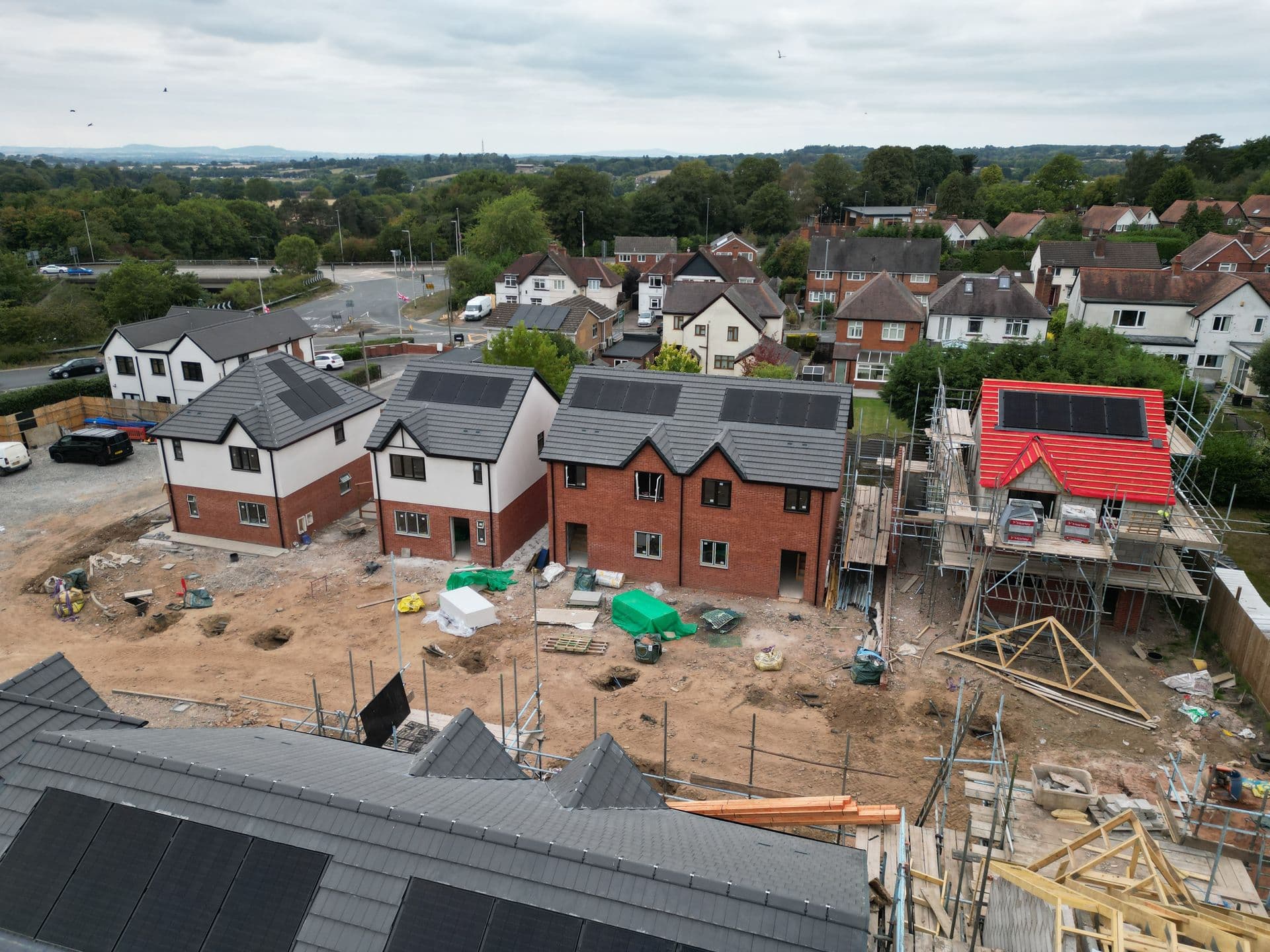Ailstone Mews — Finished homes with landscaping in progress
