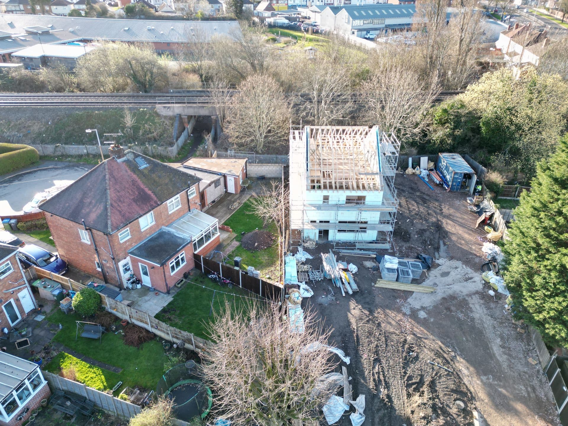 Nudura ICF home under construction by Oricon