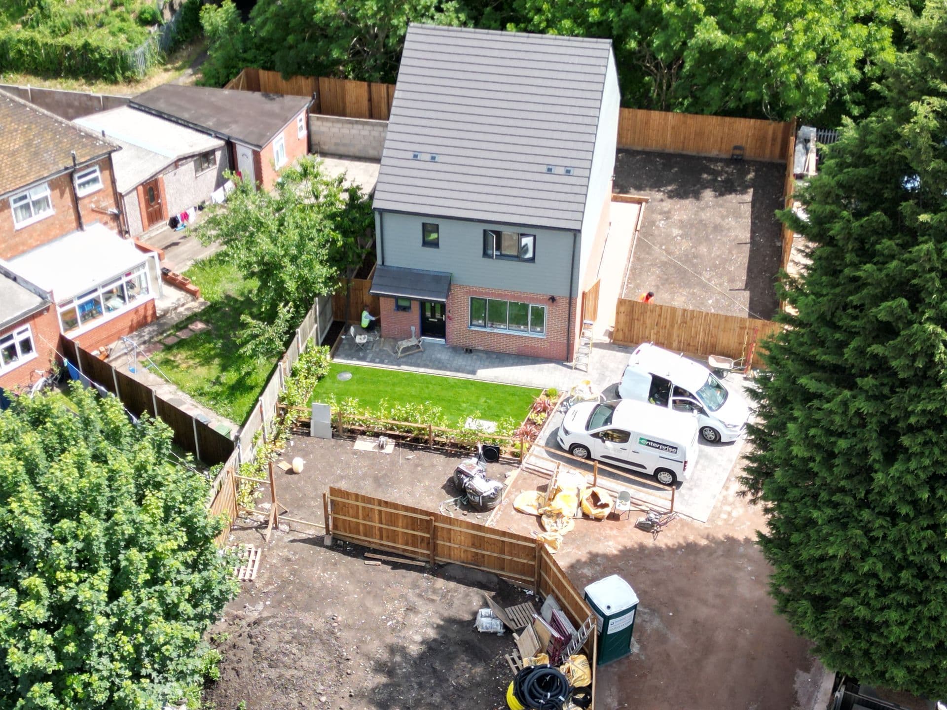 St Michael's Crescent — The finished home, landscaped and complete